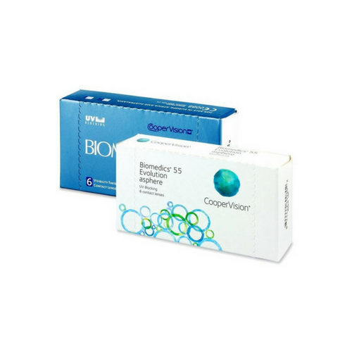 Biomedics 55 Evolution Pack 6 Lentes - Industria dos Óculos